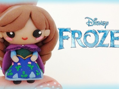 Disney Frozen Anna Polymer Clay Charm Tutorial - Chibi