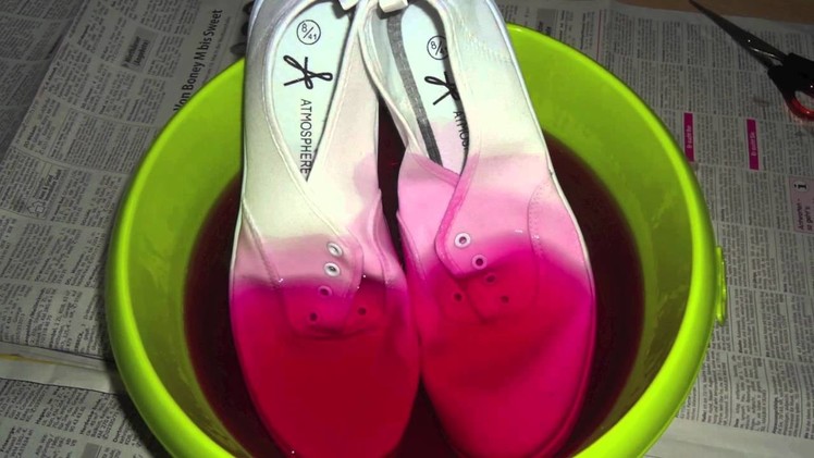 D.I.Y. : Dip-Dyed Shoes