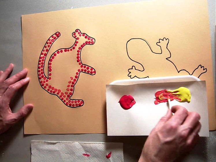 Dotting and mixing color for First Animal (Part 2.5).MOV