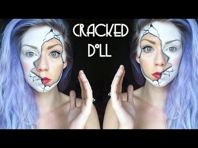 Easy Cracked Doll  Makeup Tutorial
