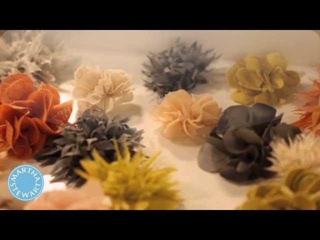 Easy Fabric Floral Brooch - Martha Stewart