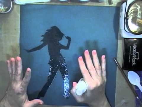 Embossing with Stencils - Tutorial