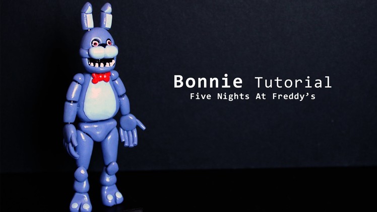 Five Nights at Freddy's Bonnie Polymer Clay Tutorial