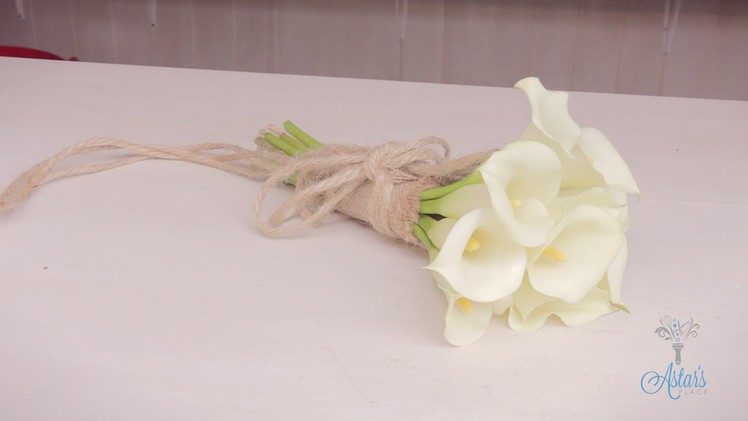 Flowers & Floristry Tutorial: How to Make an Calla Lily Wedding Bouquet