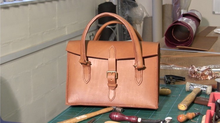 Hand Stitched Ladies Leather Handbag