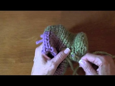 How to do a seam off of waste yarn