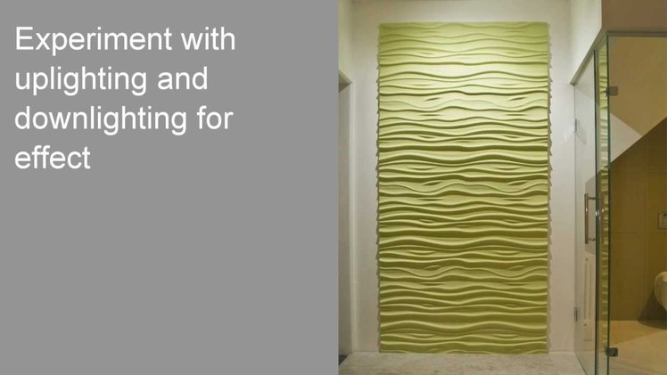 How to Install 3D Textured Wall Panels