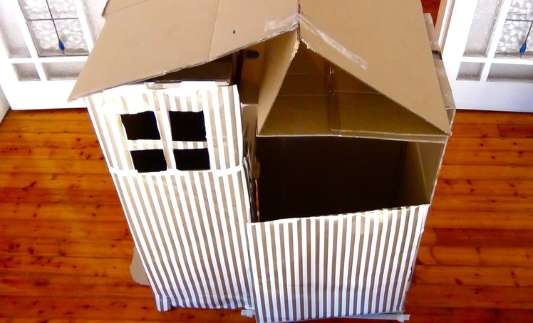 How to make a cardboard cubby house