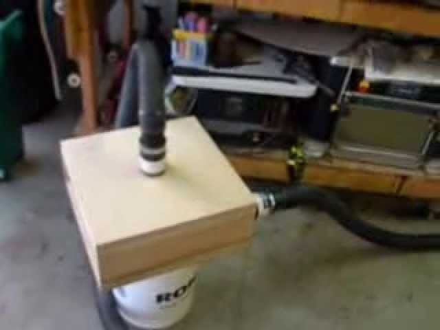 How to make a cyclone dust separator for your shop vac.