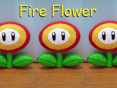 How to make a Fire Flower Plushie tutorial