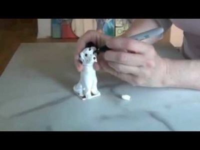 How to Make a Polymer Clay Dalmatian