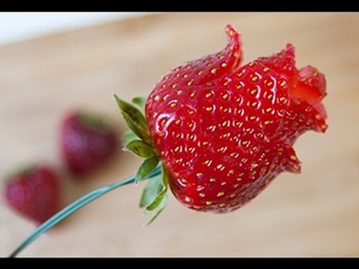How To Make A Strawberry Rose