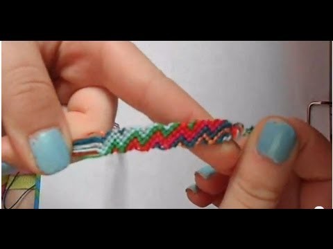 How to make friendship bracelets - The upward zig zag REMAKE