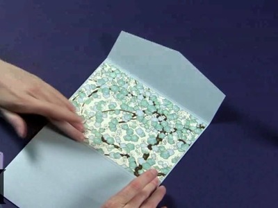 How To Make LCI's Blue Blossom Pocket Fold Invitation