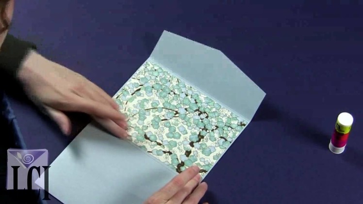 How To Make LCI's Blue Blossom Pocket Fold Invitation