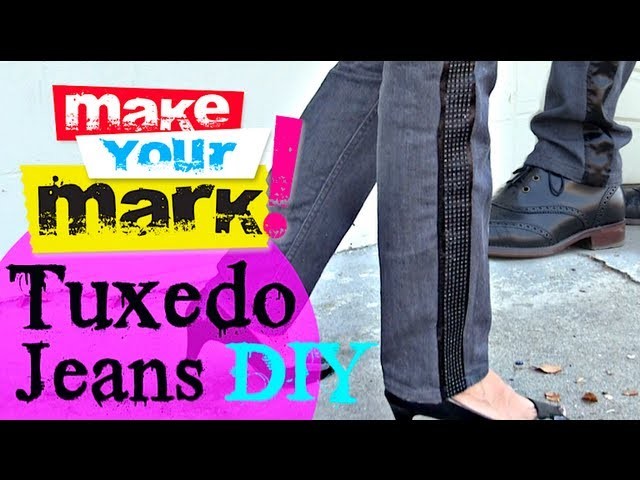 How to:  Make Tuxedo Jeans His.Her
