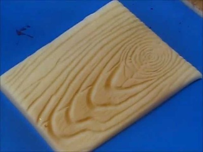 How to Make Wood Grain Fondant-Gumpaste-Modeling Chocolate