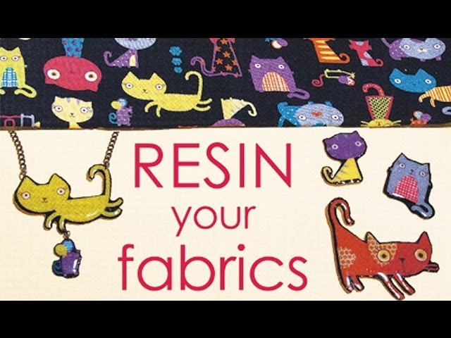 How To Resin Your Fabric Scraps - Make Jewelry, Buttons, Pins,.   by Little Windows