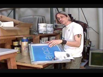 How To Screen Print: Screen Taping Tips