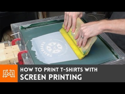 How to screen print your own t-shirts