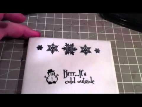 How to stamp on ceramic tile
