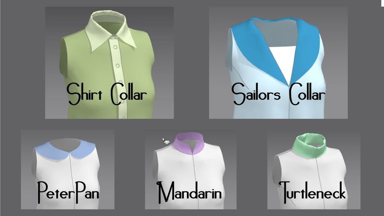 Modeling Collars in Marvelous Designer