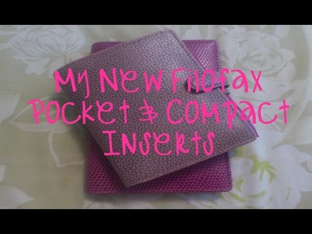 My New Filofax Pocket & Compact Inserts (diary sheets, dividers, tabs, project life. )