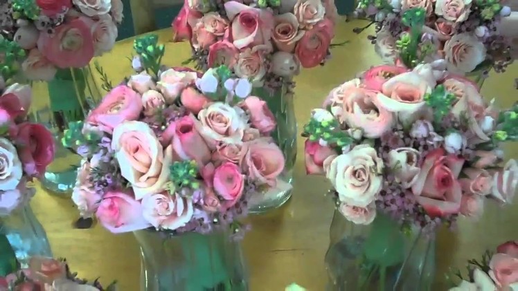 Pink & White Wedding Flowers for Villanova PA