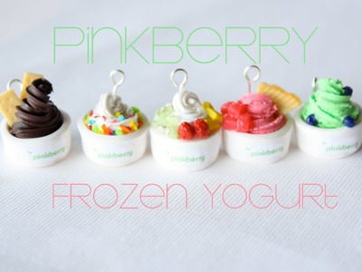 Pinkberry Frozen Yogurt - Clay Ice Cream Tutorial