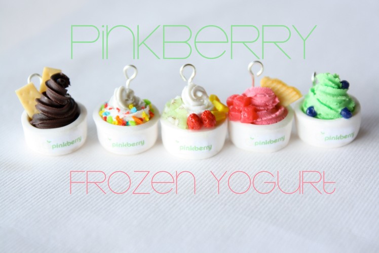 Pinkberry Frozen Yogurt - Clay Ice Cream Tutorial