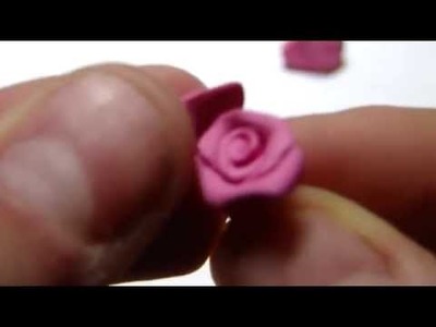 Polymer clay ROSE tutorial