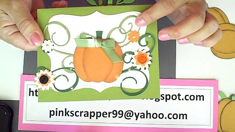Pumpkin with Stampin' Up Oval punch
