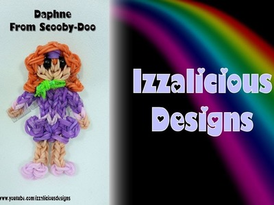 Rainbow Loom Daphne from Scooby-Doo Action Figure.Charm - Gomitas