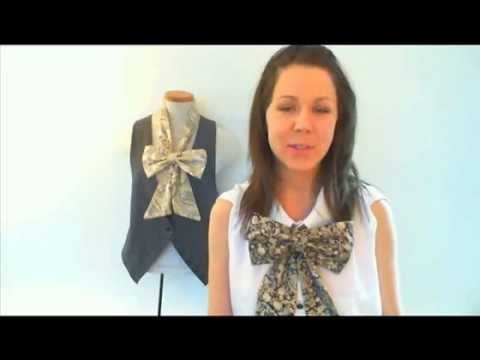 Sew Your Own Bow Tie Neckpiece, LoveSewing.com