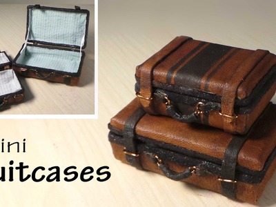 Simple Miniature Suitcase Tutorial - Dolls.Dollhouse