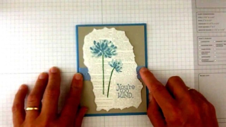 Stampin Up Tips for Using the Stamp-a-ma-jig with Too Kind