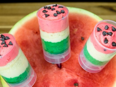 Watermelon Cake Push Pops: Cupcakes and Cardio Recipe