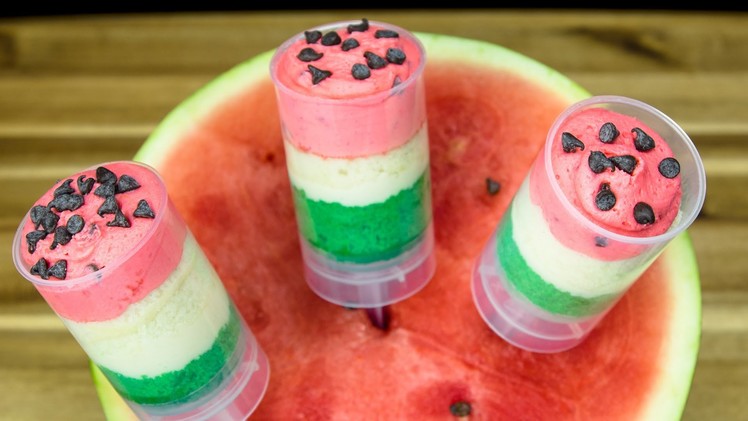 Watermelon Cake Push Pops: Cupcakes and Cardio Recipe