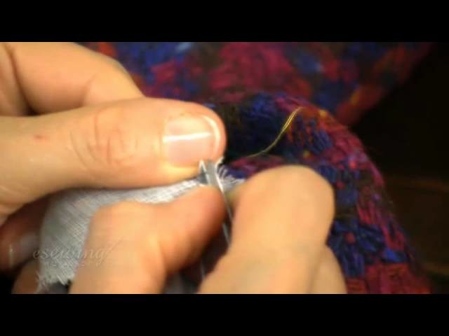 6 of 16 - Removing the Interfacing From the Sleeves (FREE SAMPLE)
