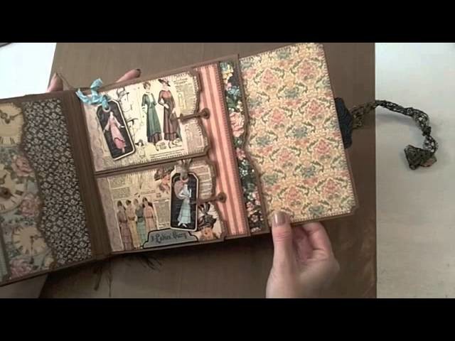 8x8 Graphic45 A Ladies Diary Mini-Album