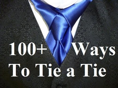 Animated How to Tie a Necktie Merovingian Knot for your Necktie aka Ediety Knot - How to Tie a Tie