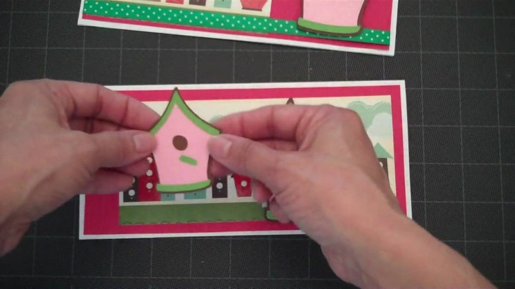 Bird House Rectangle Card-Stretch Your Imagination Cricut Cartridge
