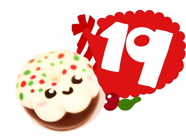 ❤ Christmas Donut! Kawaii Christmas 19 -Polymer Clay tutorial