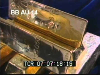 Gold 1 - Molten Gold - Gold Bars - Best Shot Footage - Stock Footage