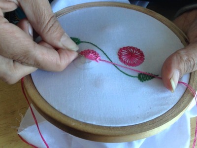 Hand Embroidery: Chemanthy Work Embroidery