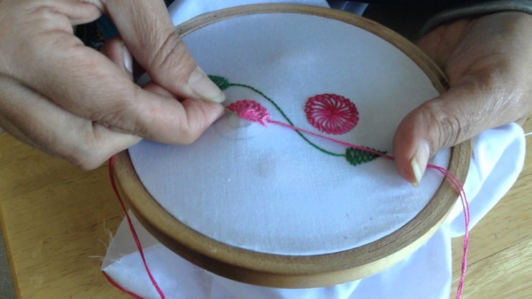Hand Embroidery: Chemanthy Work Embroidery