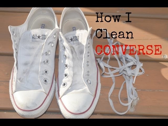 How I Clean Converse