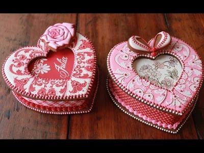 How to Assemble 3-D Cookie Heart Boxes