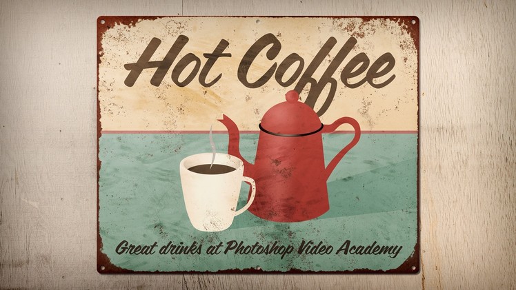 How to Create a Rusty, Vintage Tin Sign in Photoshop