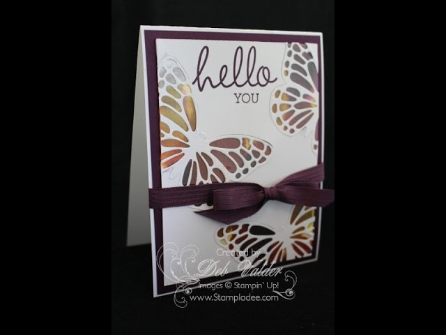 How to Create a Tie Dye Window Card with Deb Valder